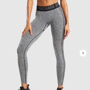 FLEX LOW RISE LEGGINGS | Black Marl/ Charcoal
